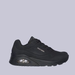 Womens Skechers Uno Stand On Air Sneaker - Black. 73690/BBK